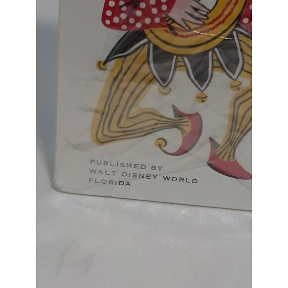 Vtg New DISNEYLAND MICKEY MOUSE Playing Cards, Gold Edge, Theme Park SOUVENIR - Picture 4 of 6